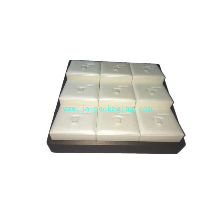 Brown MDF Tray With Ring Stands